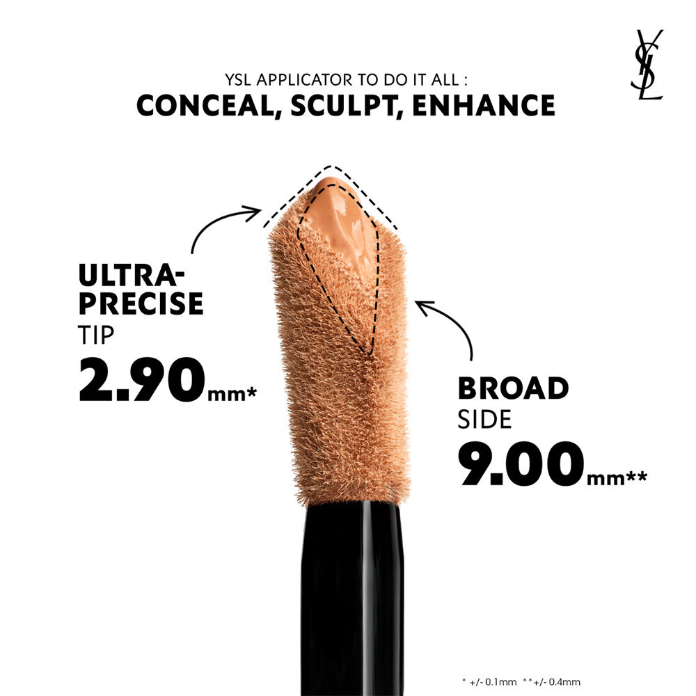 YSL Concealer Applicator with Ultra-Precise Tip and Broad Side for Versatile Application