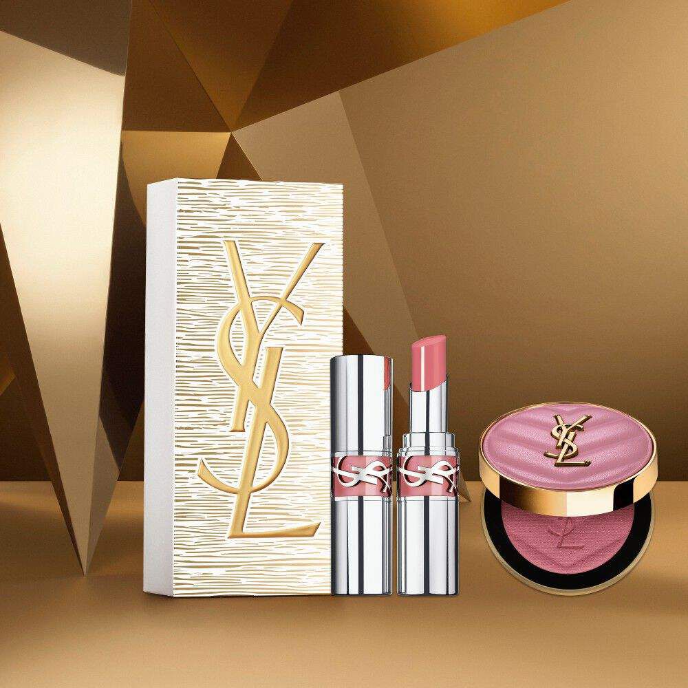 MAKE ME BLUSH AND YSL LOVESHINE HOLIDAY GIFT SET