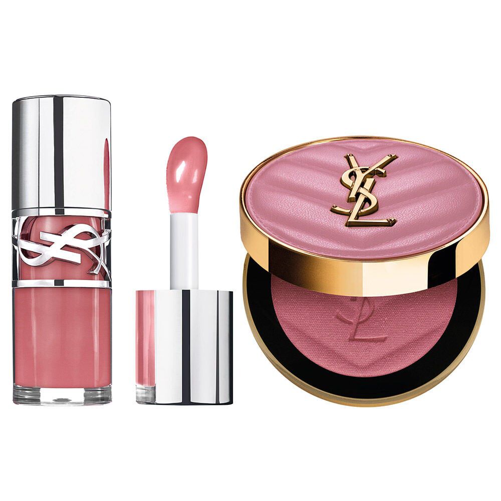 YSL MAKE ME BLUSH & LOVESHINE GLOSS GIFT SET