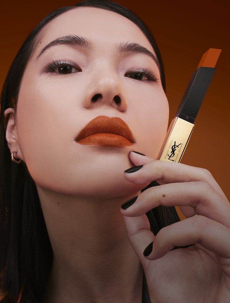 Shop Matte Lipstick Rouge Pur Couture The Slim YSL Beauty
