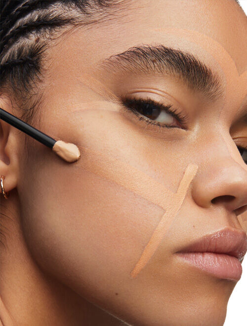 Step 2: Sculpt – Step 2: Sculpt – Model using YSL All Hours Concealer to define facial features for addeding natural dimension