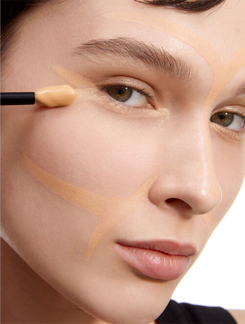 Step 1: Conceal – Cover dark circles, redness, and imperfections with YSL All Hours Concealer