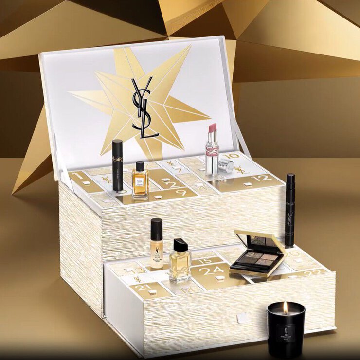 Sắc vàng chưa bao giờ quyền lực đến thế – YSL Holiday 2025 khiến giới mộ điệu "chao đảo" 2 YSL Beauty Advent Calendar 2025: 24 gold icons inside | YSL Beauty