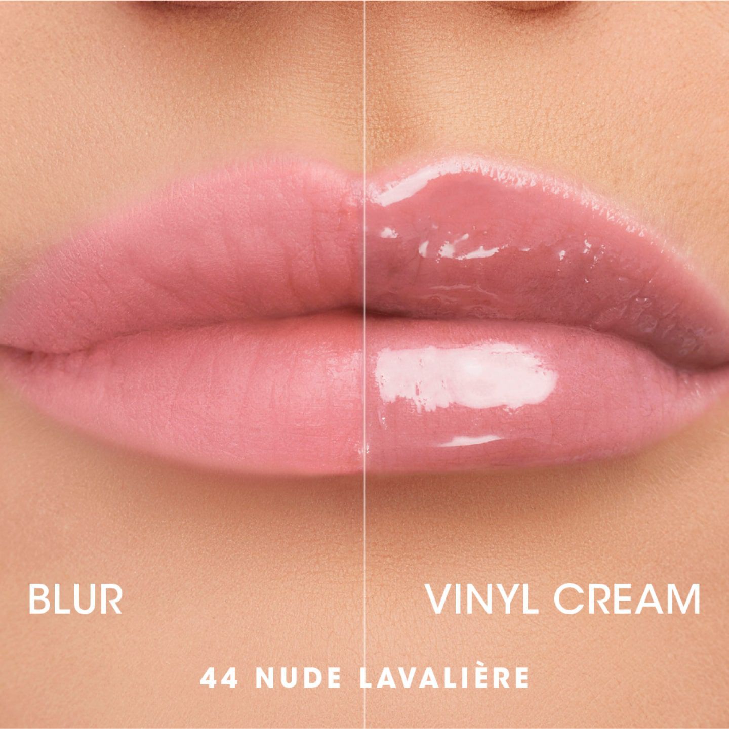 A side-by-side showcase of YSL The Inks Blur and Vinyl Cream