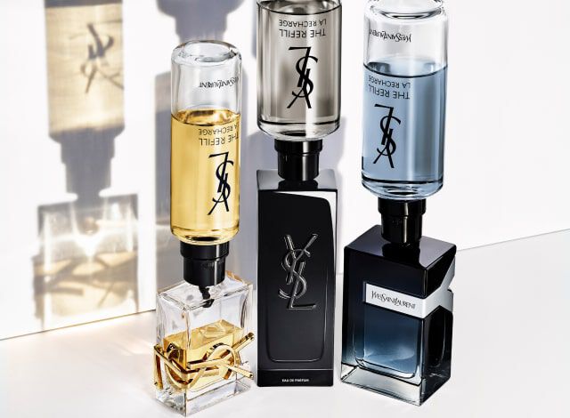 Sustainable Elegance YSL Refillable Perfumes MYSLF and LIBRE