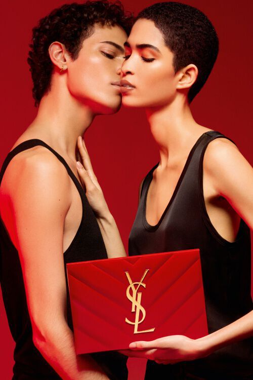 Yves saint laurent rouge pur couture kiss & discount love collector's trio